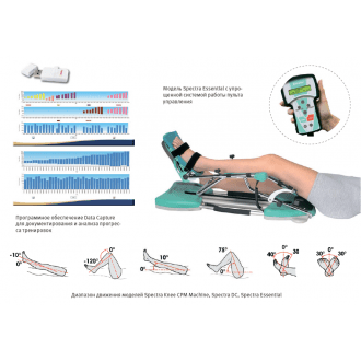 Тренажёр для пассивной разработки тазобедренного сустава Kinetec Spectra Knee CPM в 