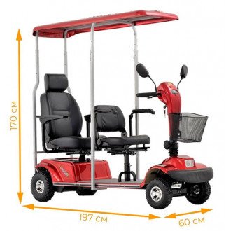 Электрический скутер Met Explorer 900 Tandem в 