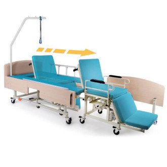 Многофункциональная кровать со встроенной креслом-каталкой Мet Integra Electro в 