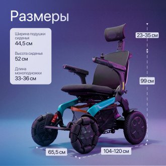 Инвалидная коляска с электроприводом Ortonica Pulse 680 в 