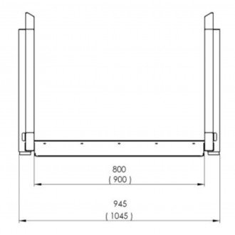 Вертикальный подъёмник EasyLift V3 (внутренний) высота подъёма: 70-1250 мм  в 